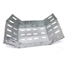 M-0258 | CURVA VERTICAL 45° EXTERNA 100X50MM CHAPA #18