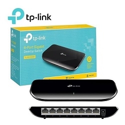 M-0760 | SWITCH 8 PORTAS 10/100/1000 TL-SG1008D - TP-LINK
