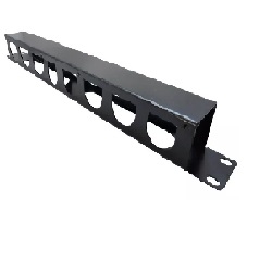 M-0329 | GUIA DE CABO HORIZONTAL 1U X 9CM PRETO