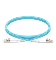 M-0219 | CORDAO DUPLEX CONECTORIZADO OM3 LC-UPC LC-UPC 2.5M LSZH ACQUA A B