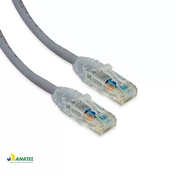 M-0383 | PATCH-CORD CAT6 2,0MT CINZA