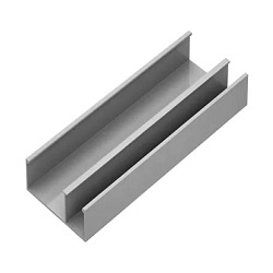 M-0169 | CANALETA PERFIL ALUMÍNIO 25X75X3000MM COM DIVISÓRIA SEM TAMPA BRANCO