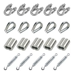 M-0628 | KIT DE ANCORAGEM PARA CORDOALHA DE AÇO