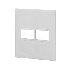 M-0313 | ESPELHO COM 2 SAÍDAS 4X4 BRANCO