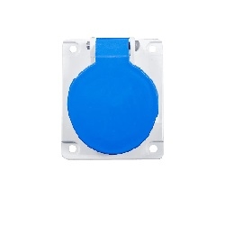 M-5145 | TOMADA DE EMBUTIR COM TAMPA 2P+T 32A