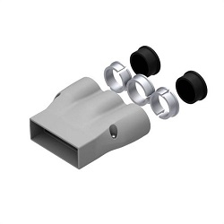 M-0558 | ADAPTADOR 75X25 PARA ELETRODUTO 1" BRANCO