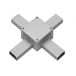 M-0158 | CAIXA DE DERIVAÇÃO TIPO T 25 OU 45 MM BRANCO