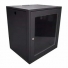 M-0409 | RACK PAREDE, TAMPA FRONTAL EM ACRÍLICO 12U X 19" X 570MM PRETO