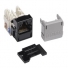 M-0819 | JACK RJ-45 FEMEA CAT6 MGS 400 PRETO A/B
