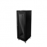 M-0569 | RACK PISO, TAMPA FRONTAL EM ACRÍLICO 24U X 19" X 600MM PRETO